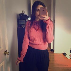 Pink cute top
